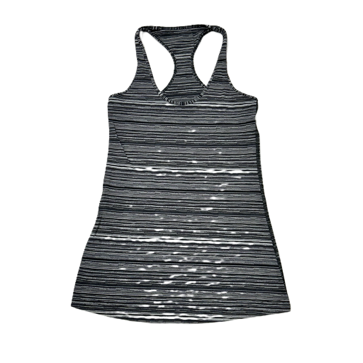 Athletic Tank Top By Lululemon In Black & Grey, Size: S