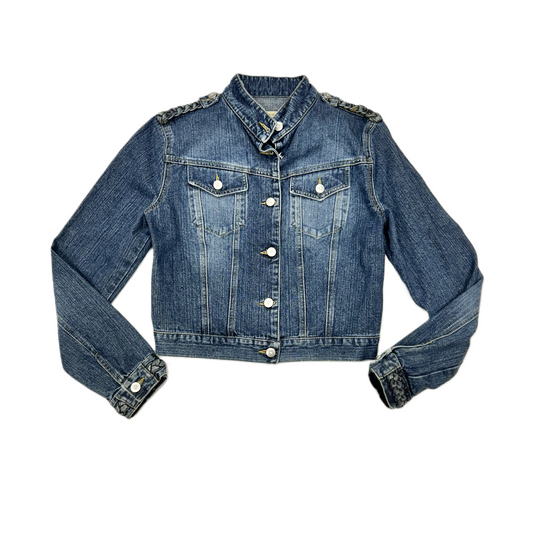 Jacket Designer By See By Chloe In Blue Denim, Size: M