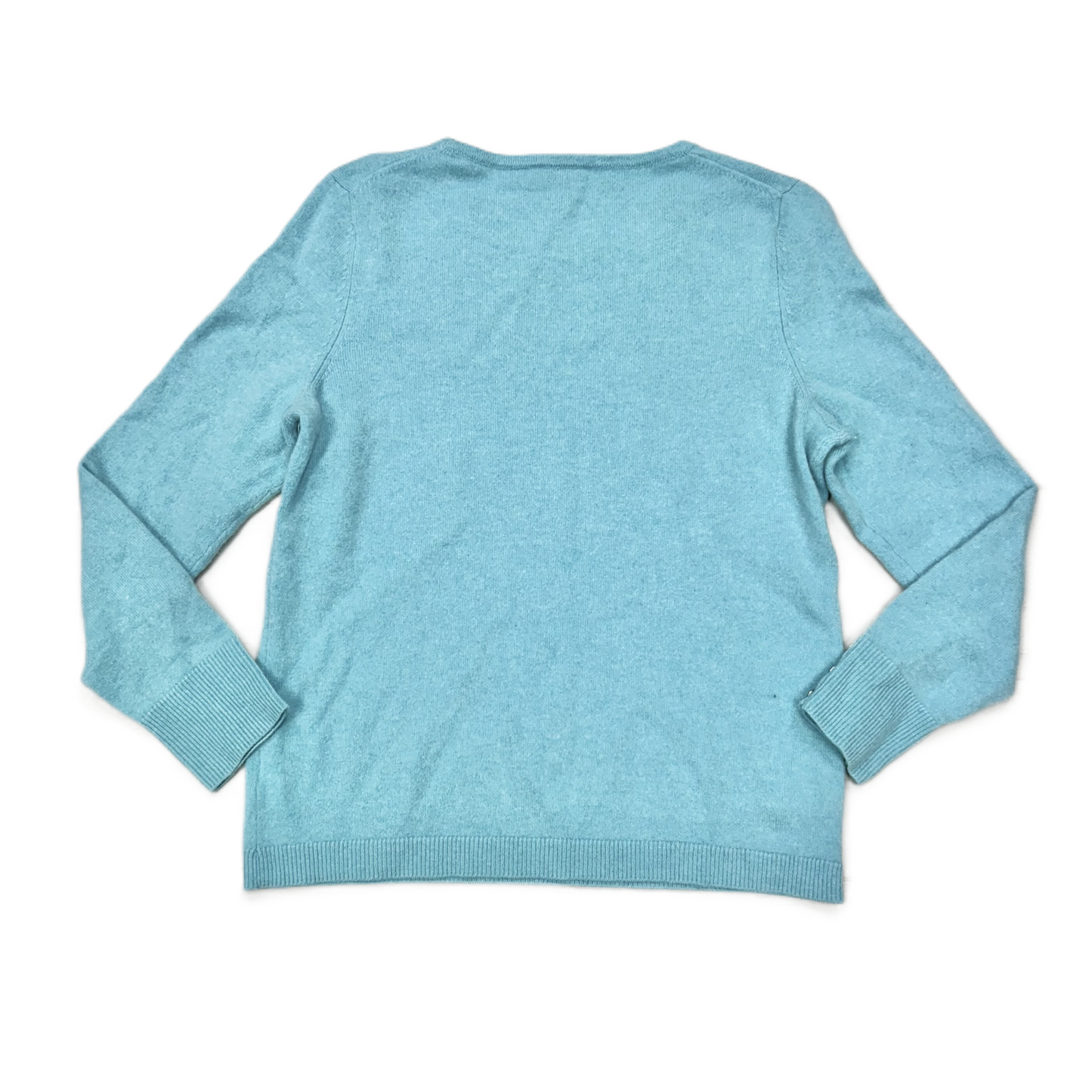 Sweater Cashmere By Talbots In Blue, Size: Lp