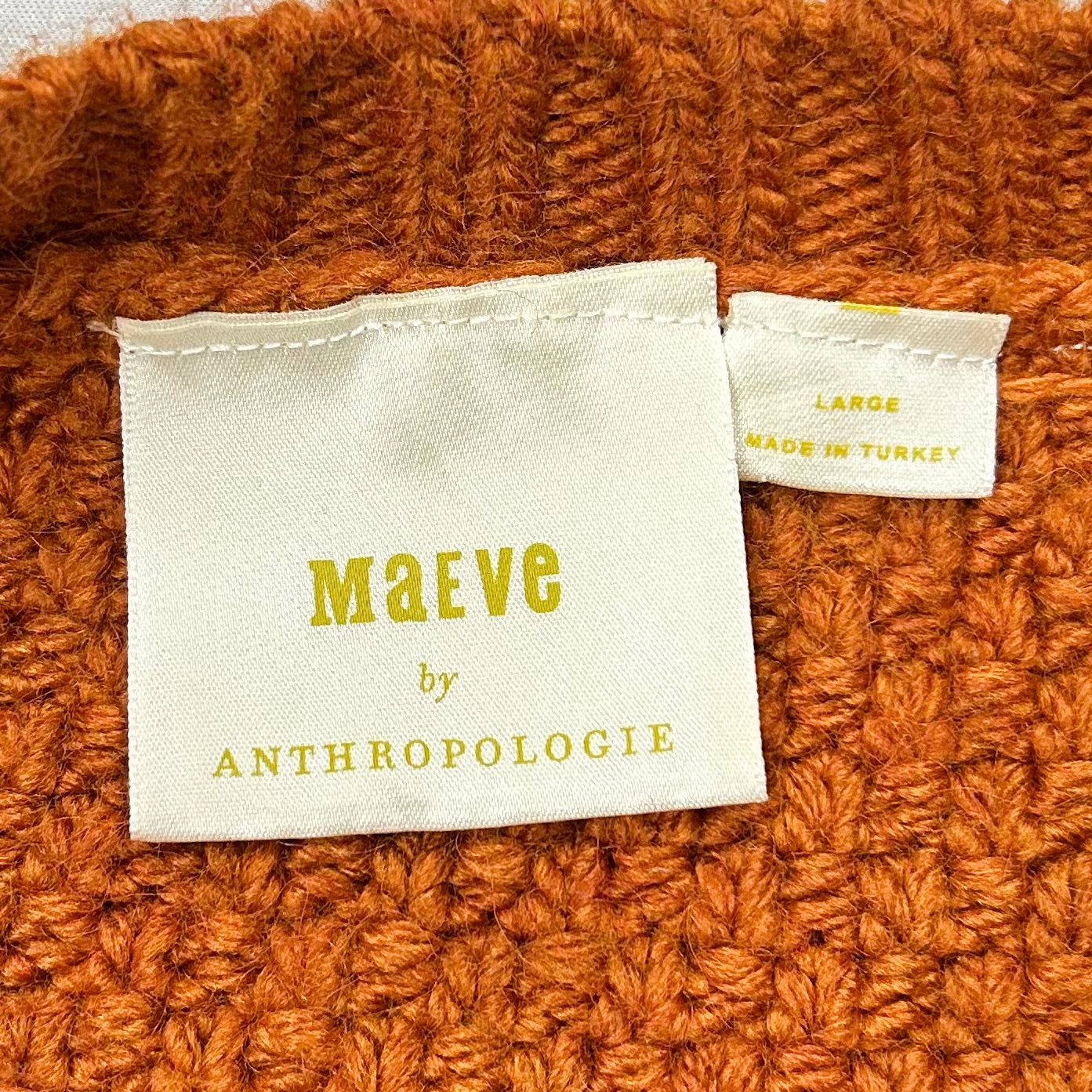 Sweater By Maeve In Orange, Size: L