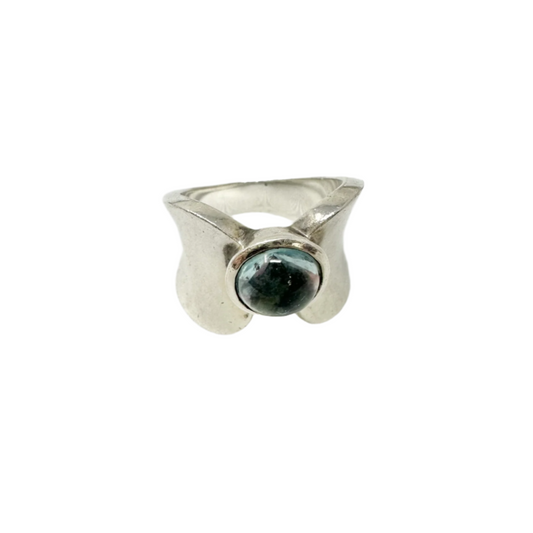 Ring Sterling Silver By Rim Studio Size: 6