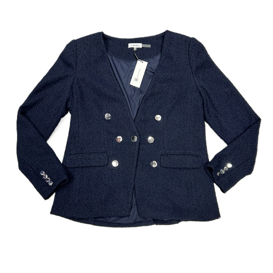 Blazer By Calvin Klein In Navy, Size: Xl