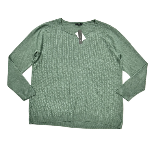 Sweater By Napa Valley In Green, Size: 3x