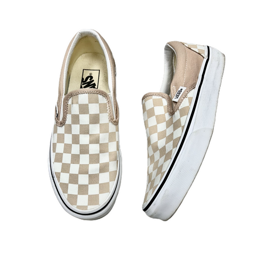 Shoes Sneakers By Vans In Checkered Pattern, Size: 6