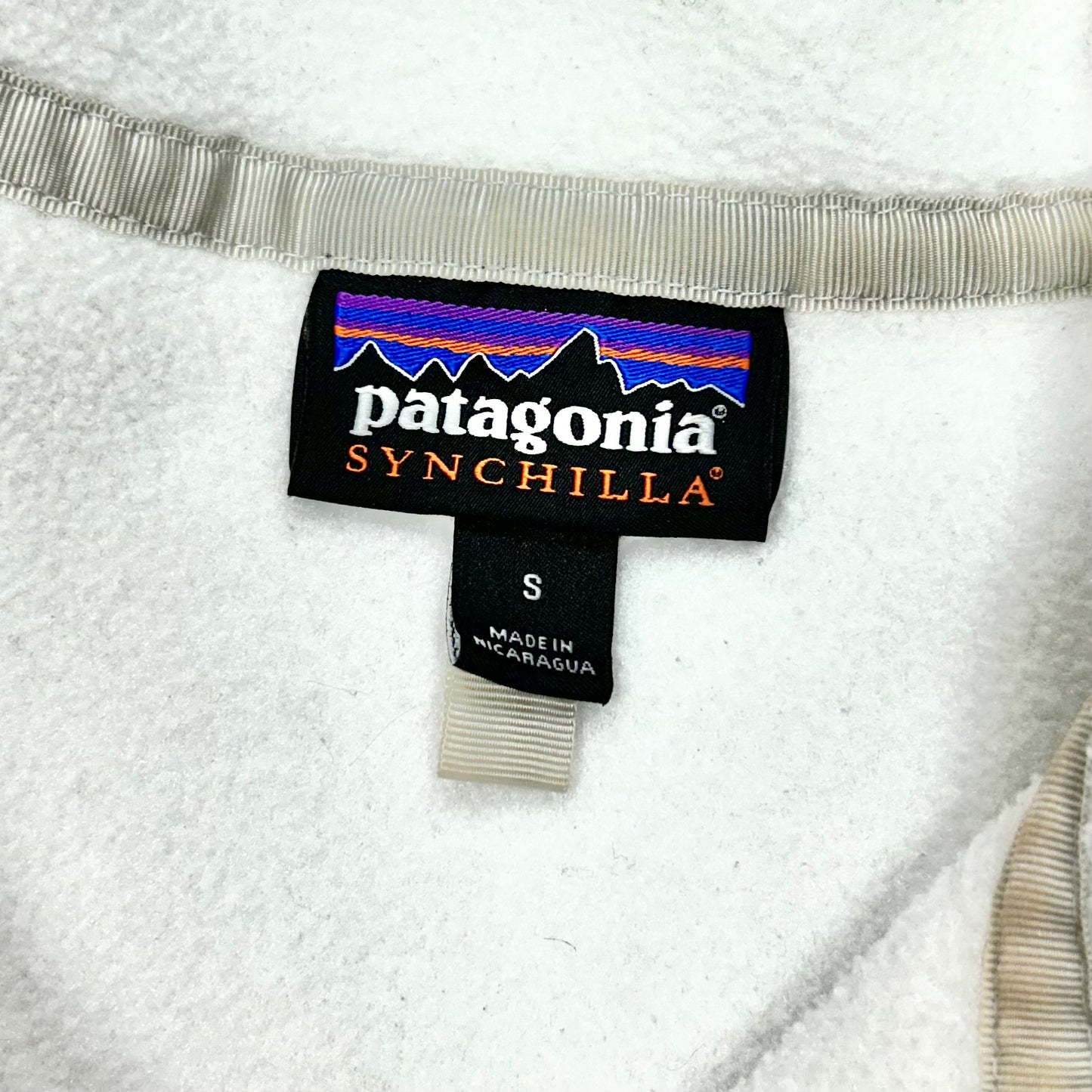 Athletic Fleece By Patagonia In Cream & White, Size: S