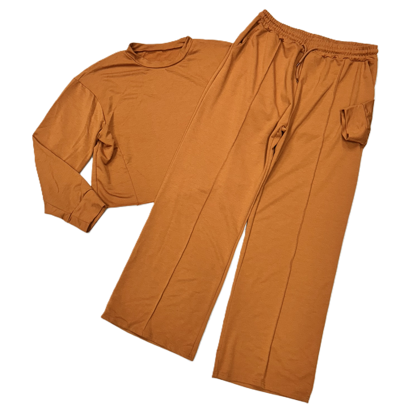 Lounge Set Pants In Orange, Size: 2x