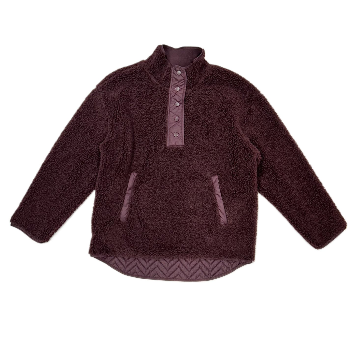 Athletic Fleece By Athleta In Maroon, Size: L