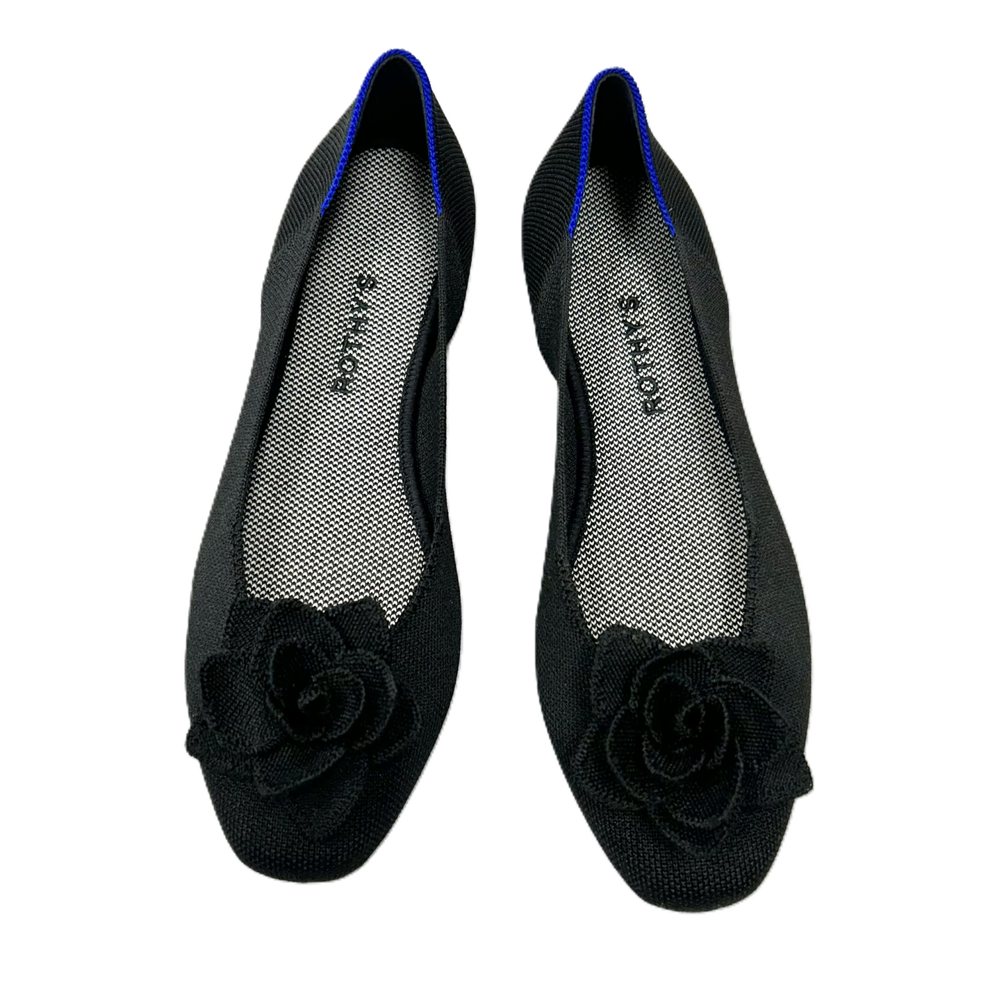 Shoes Flats By Rothys In Black, Size: 9.5