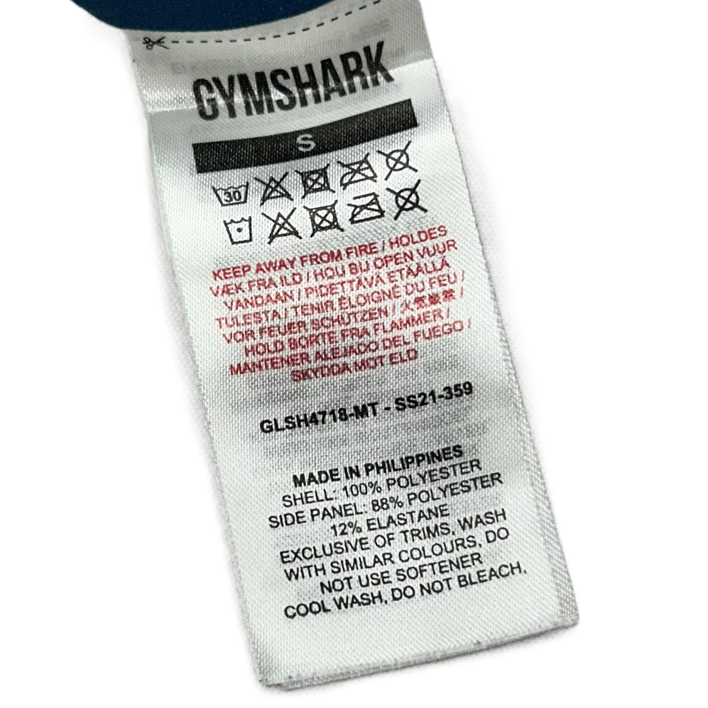 Athletic Shorts By Gym Shark In Blue, Size: S