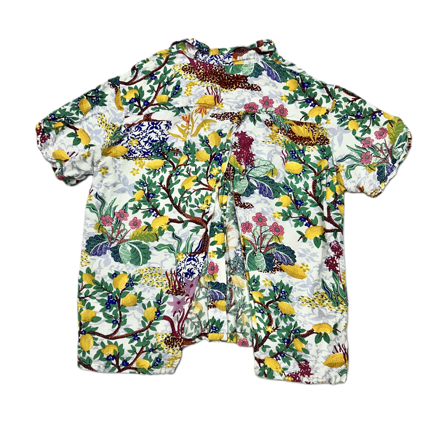 Top Short Sleeve By Maeve In Tropical Print, Size: Xs