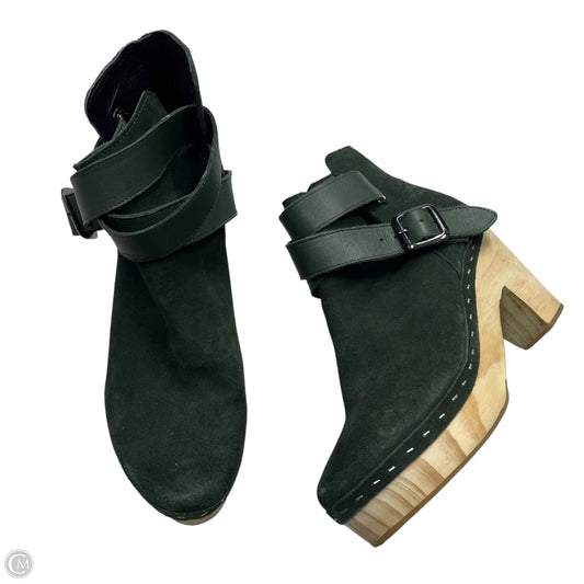 Boots Ankle Heels By Free People In Green, Size: 7