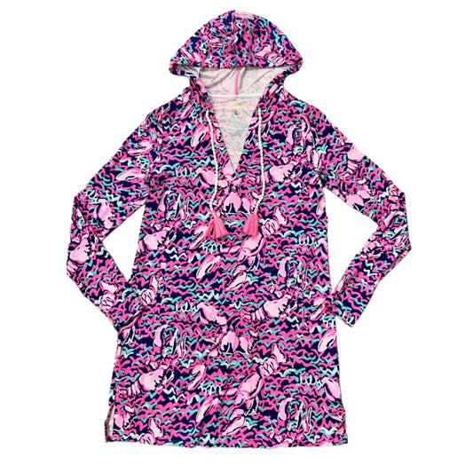 Dress Designer By Lilly Pulitzer In Blue & Pink, Size: M