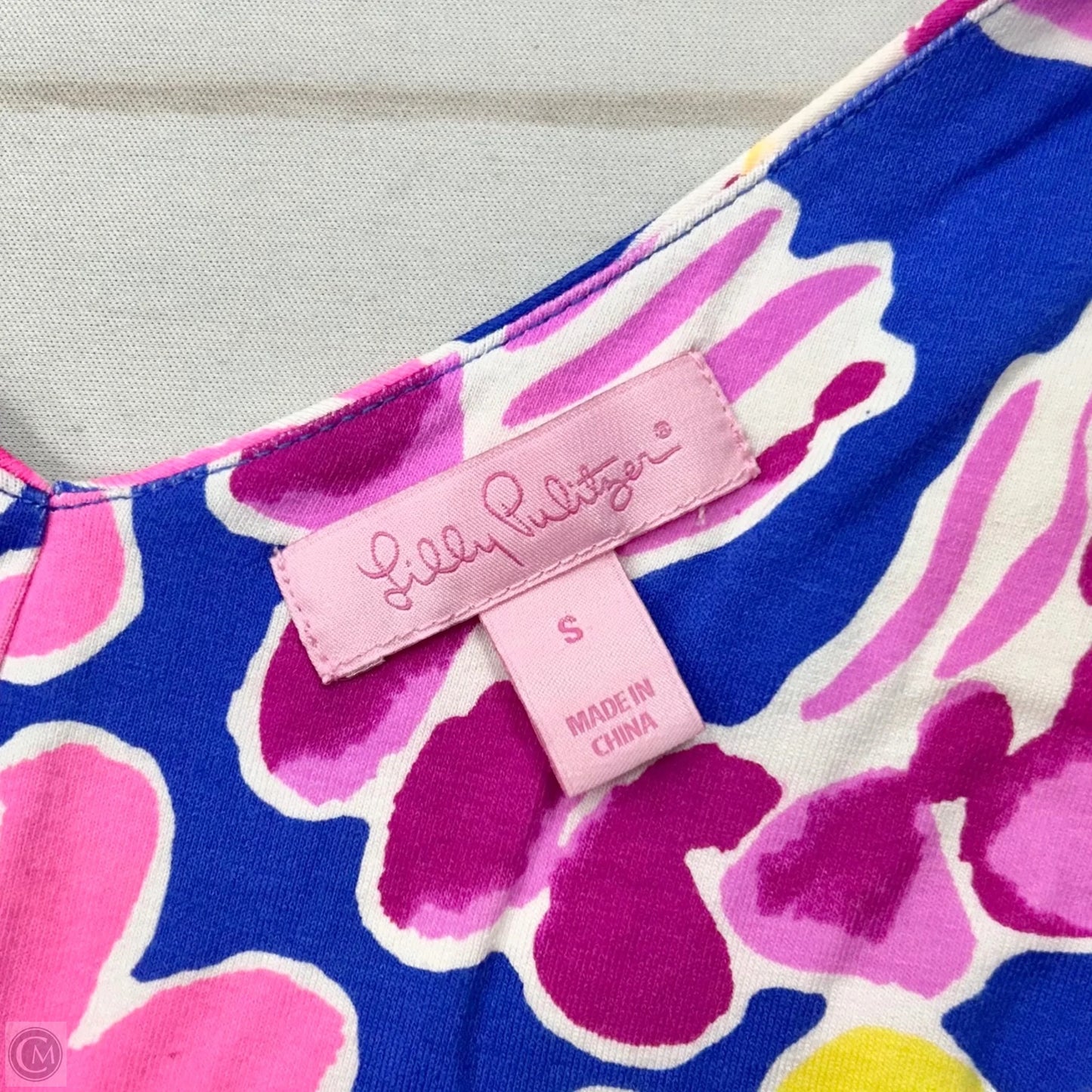 Dress Designer By Lilly Pulitzer In Blue & Pink, Size: S