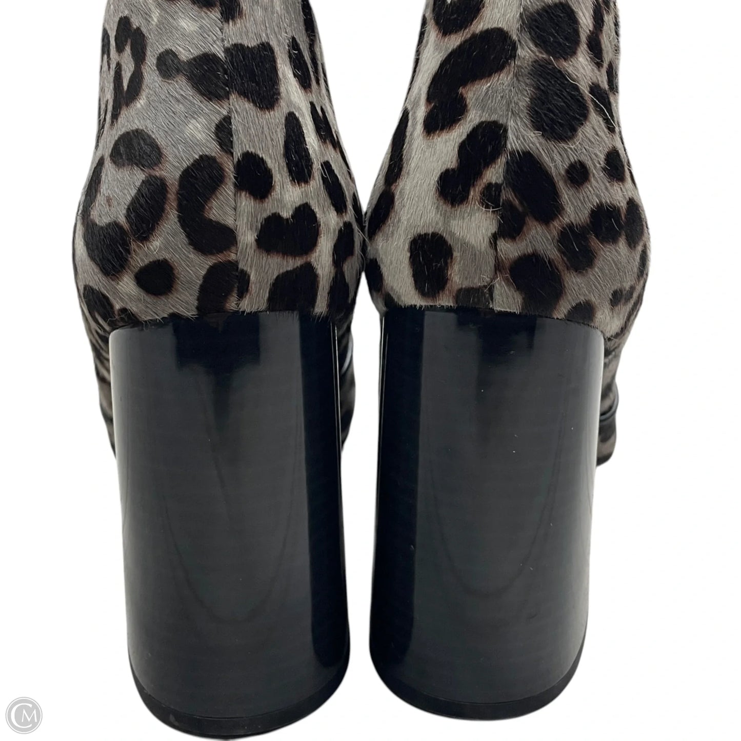 Boots Ankle Heels By Nine West In Leopard Print, Size: 11