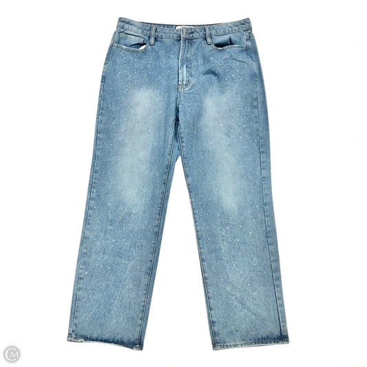 Jeans Designer By Rebecca Minkoff In Blue & Silver, Size: 10