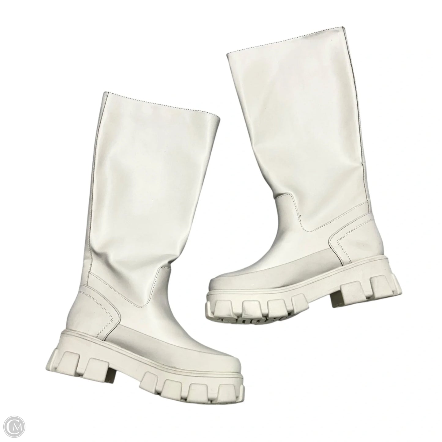 Boots Knee Heels By Circus By Sam Edelman In Beige, Size: 9.5