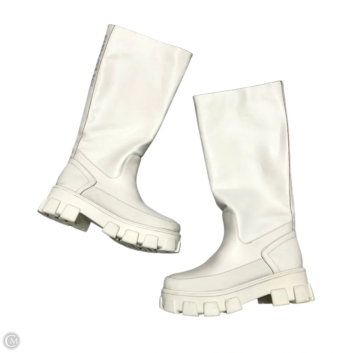 Boots Knee Heels By Circus By Sam Edelman In Beige, Size: 9.5