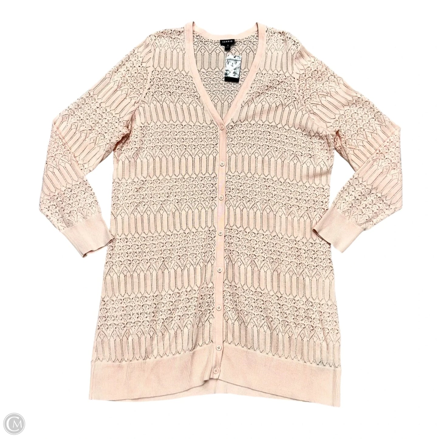 Cardigan By Torrid In Peach, Size: 3x