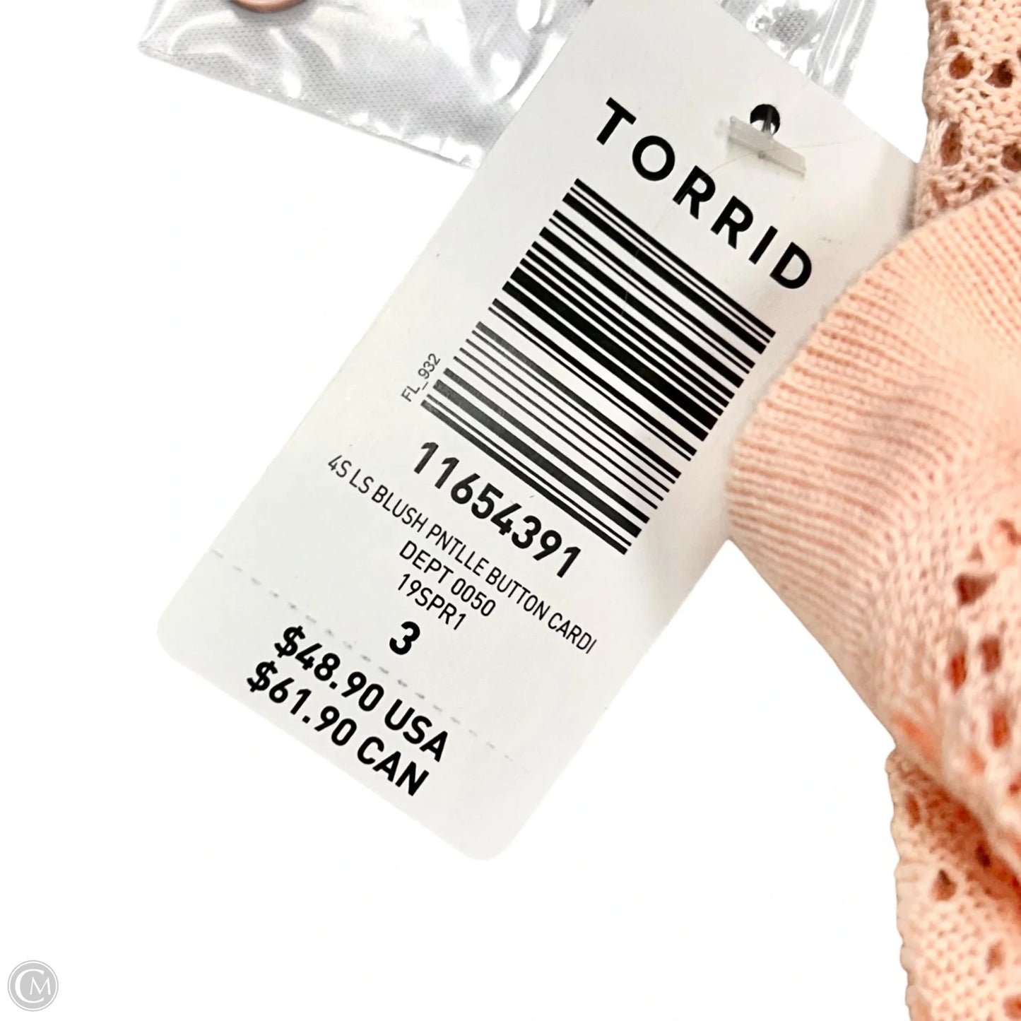 Cardigan By Torrid In Peach, Size: 3x