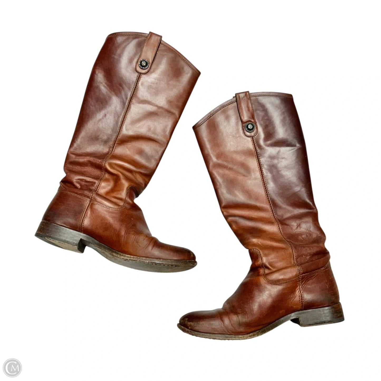 Boots Designer By Frye In Brown, Size: 6.5