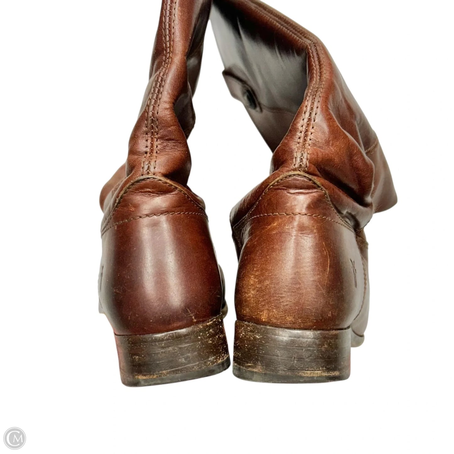 Boots Designer By Frye In Brown, Size: 6.5