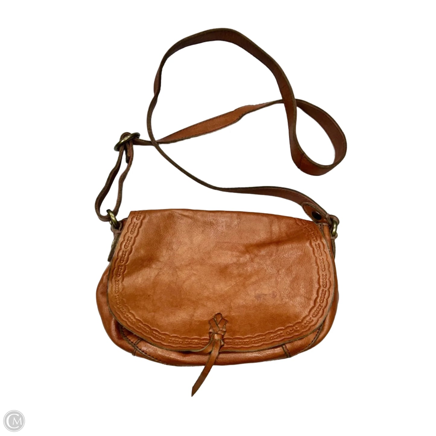 Crossbody Leather By Lucky Brand, Size: Medium