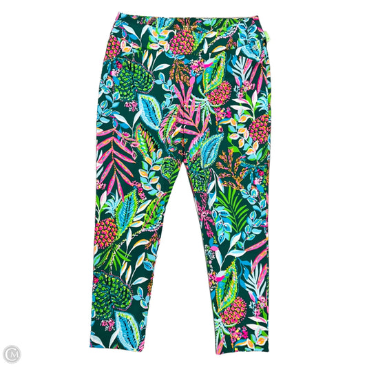 Pants Designer By Lilly Pulitzer In Tropical Print, Size: 14