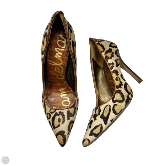 Shoes Heels Stiletto By Sam Edelman In Leopard Print, Size: 7