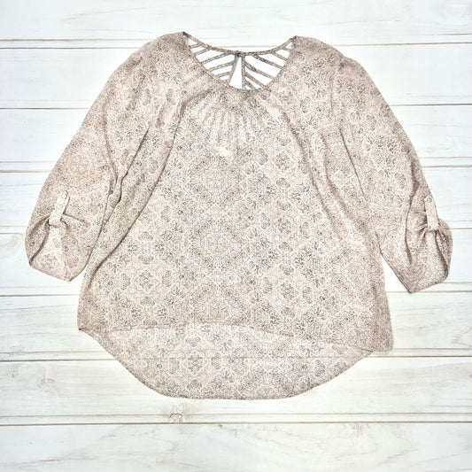 Blouse Long Sleeve By Rush  Size: 3x