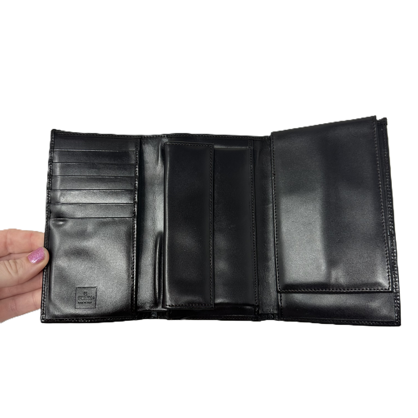 Wallet Luxury Designer By Fendi  Size: Large