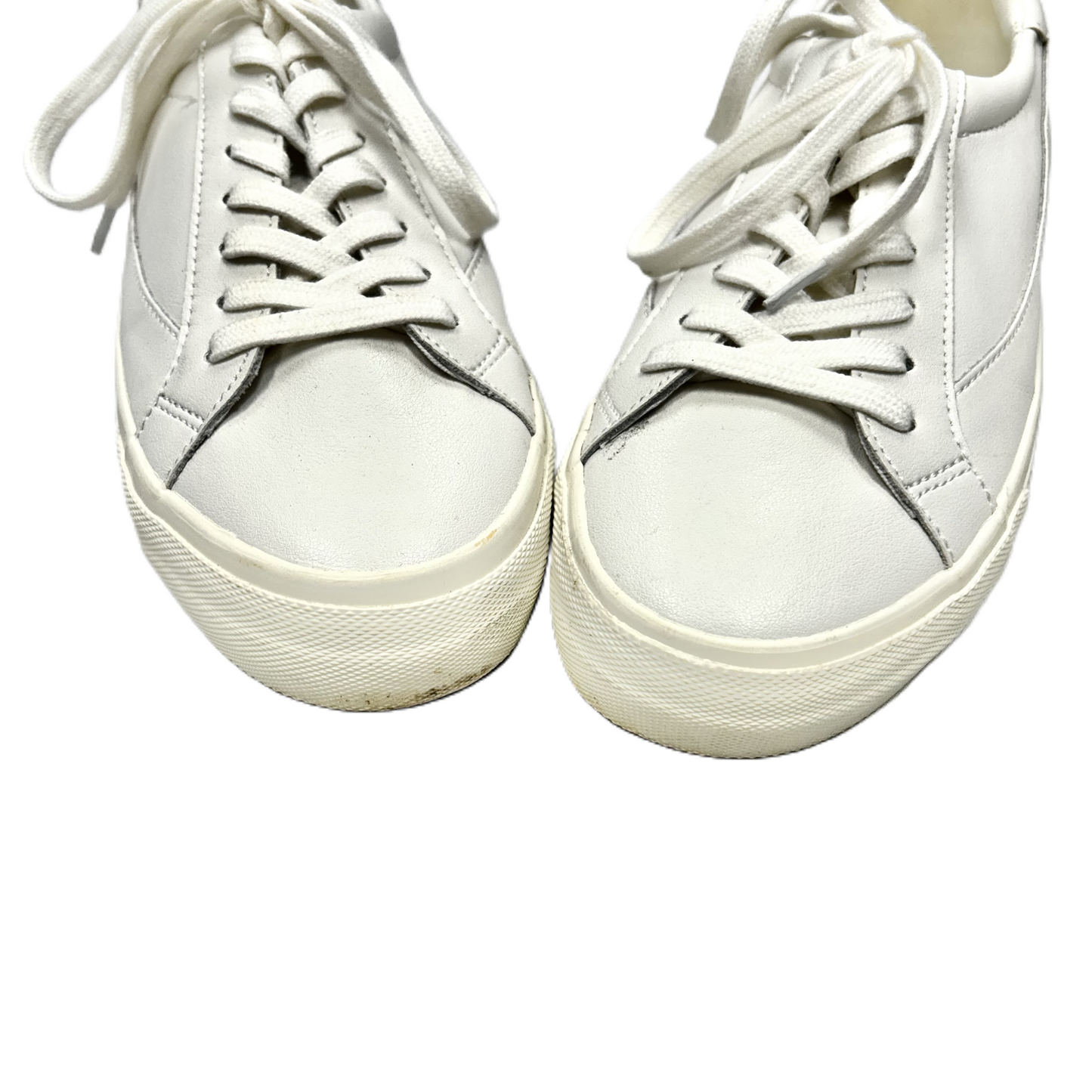 White Shoes Sneakers By Madewell, Size: 9.5