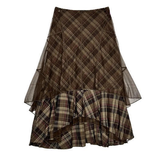 Brown Skirt Maxi By Surrealist, Size: M