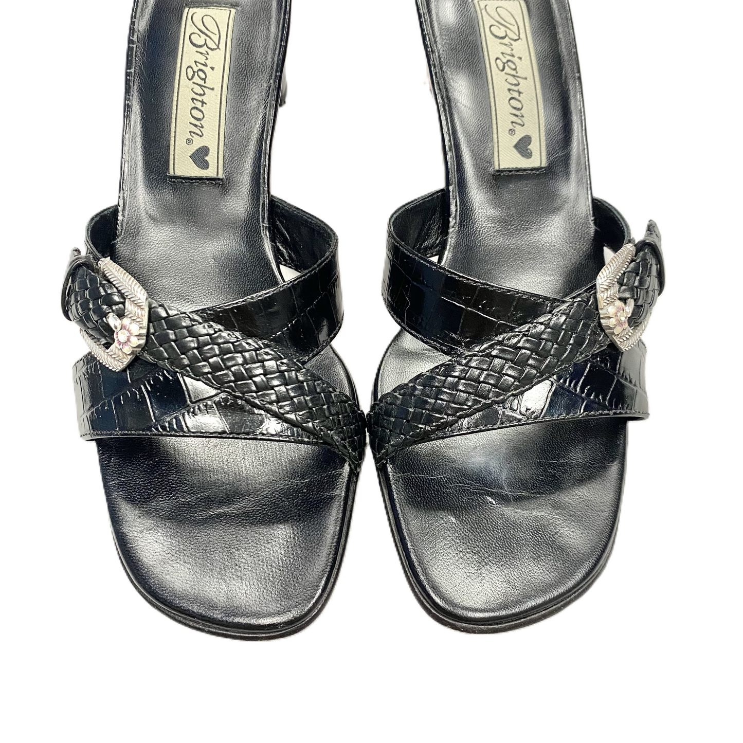 Black Sandals Designer By Brighton, Size: 6