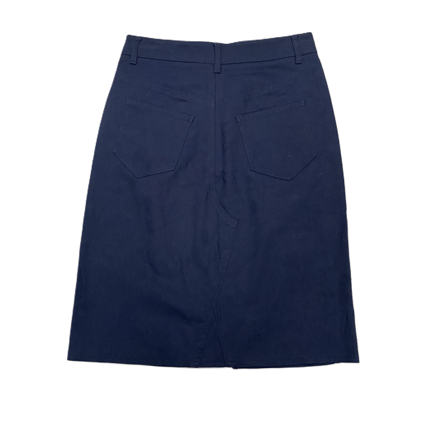 Navy Skirt Midi By Margaret Oleary, Size: Xs