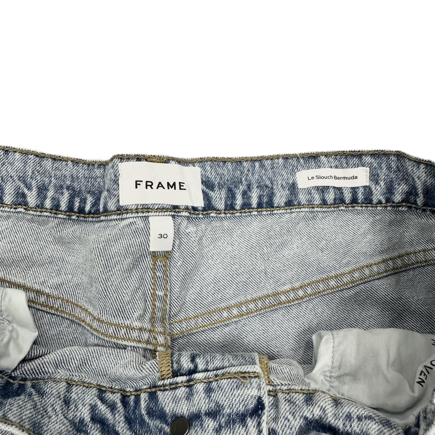 Blue Denim Shorts By Frame, Size: 10