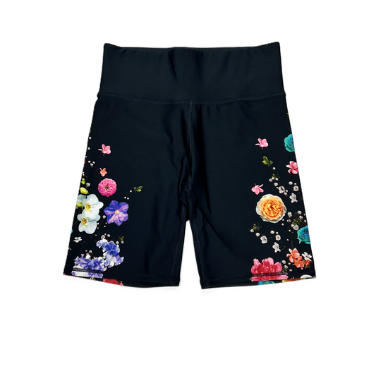 Floral Print Athletic Shorts By Terez, Size: L