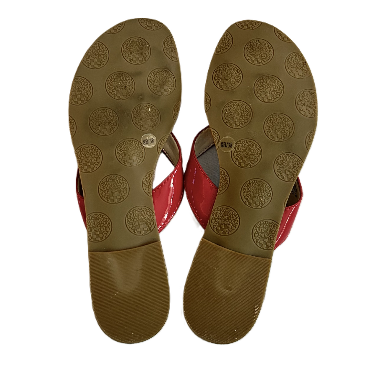 Red Sandals Flip Flops By Vince Camuto, Size: 8