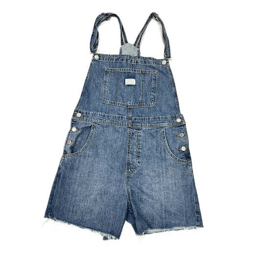 Blue Denim Overalls By Levis, Size: L