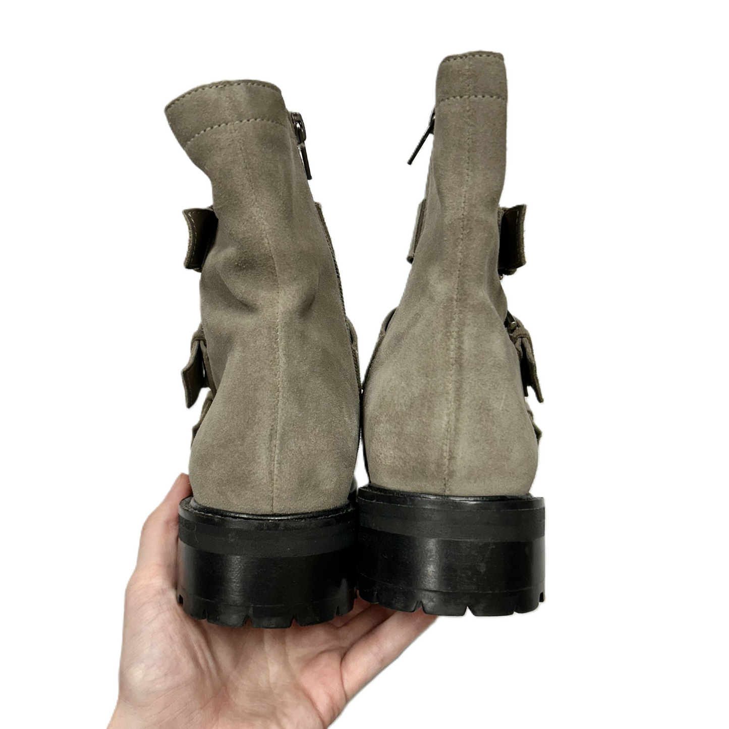 Grey Boots Combat By Seychelles, Size: 7