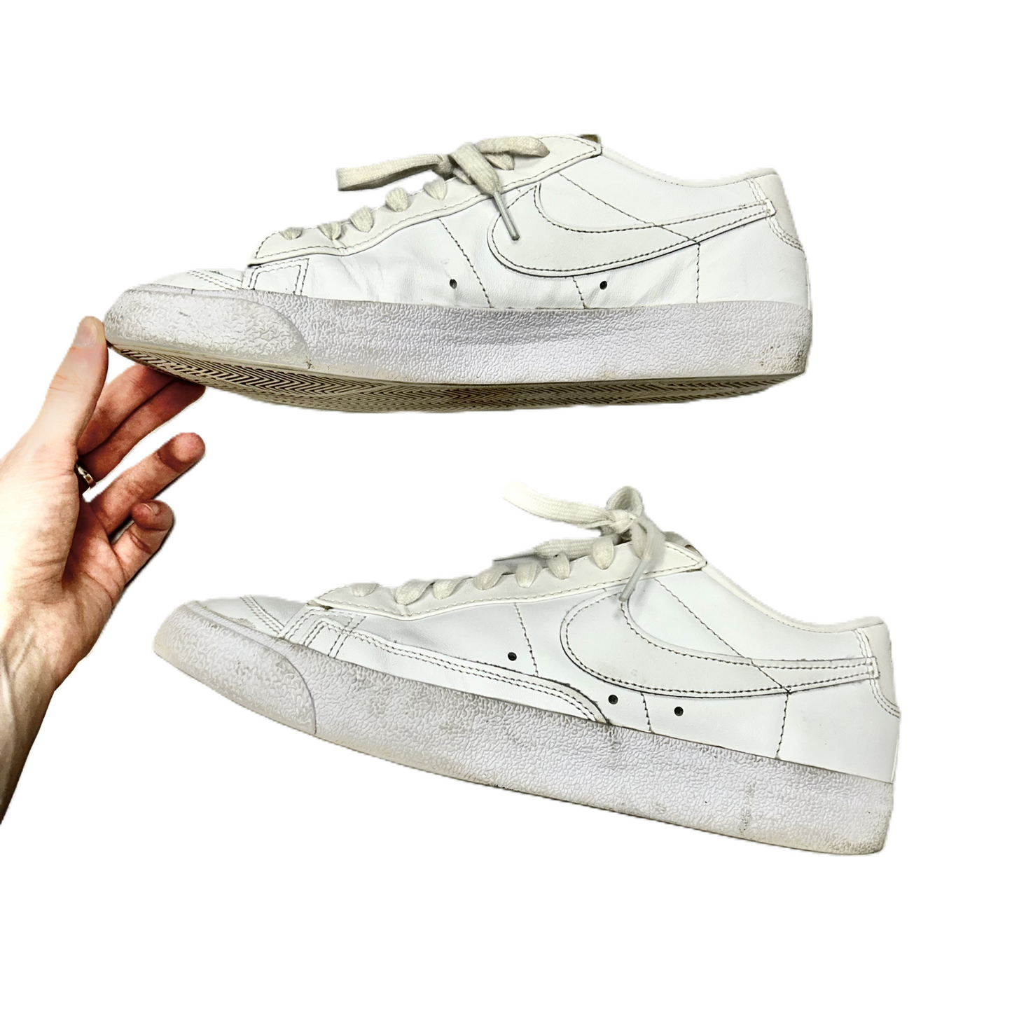 White Shoes Sneakers By Nike, Size: 4