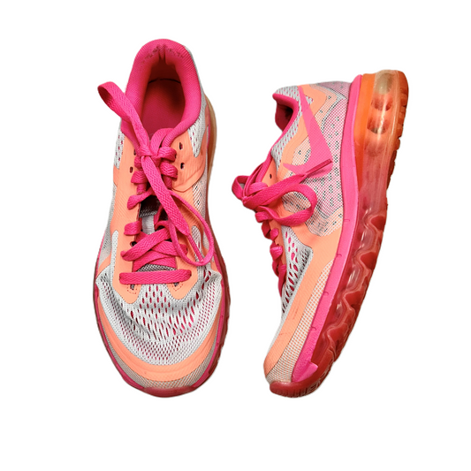 Grey & Pink Shoes Athletic By Nike, Size: 7
