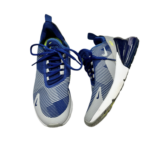 Blue & Grey Shoes Athletic By Nike, Size: 7.5