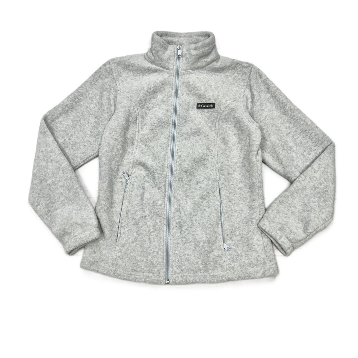 Grey Jacket Fleece By Columbia, Size: M