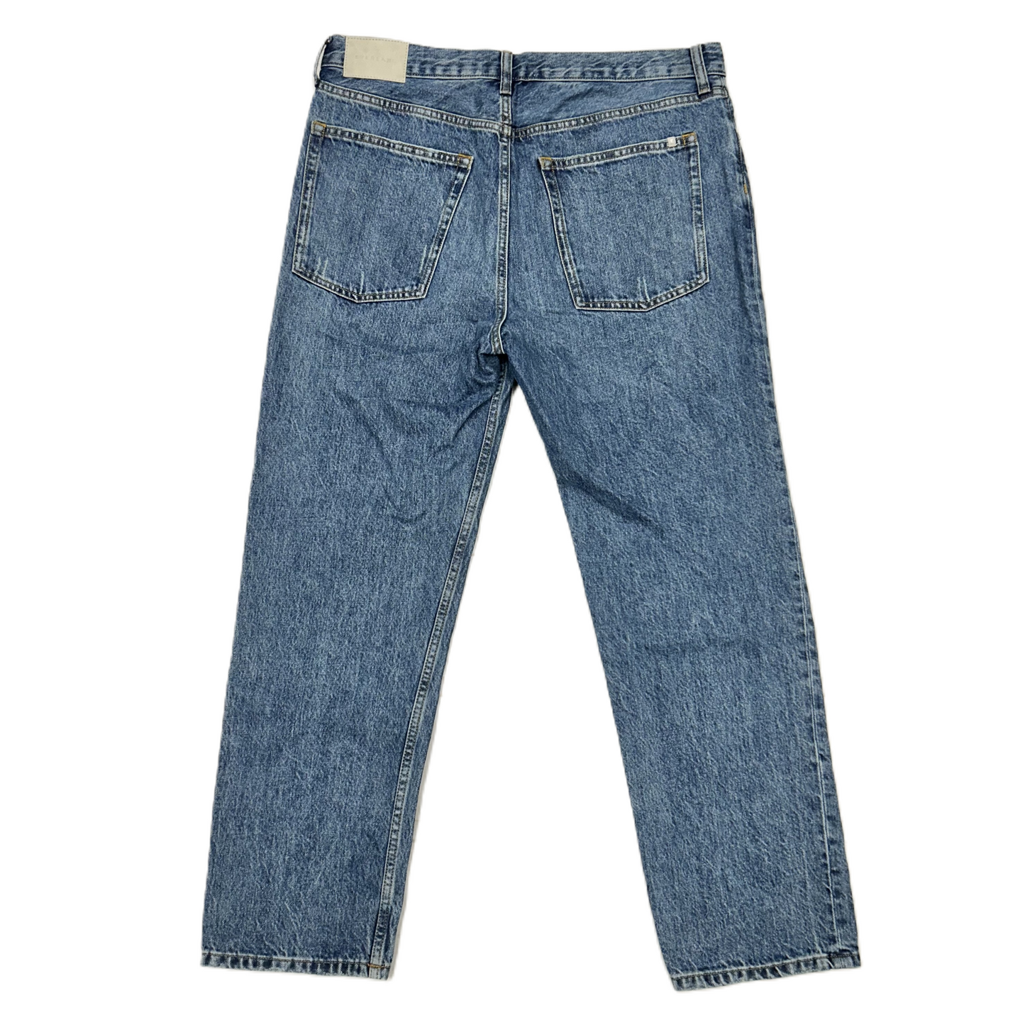 Jeans Straight By Everlane In Blue Denim, Size: 10