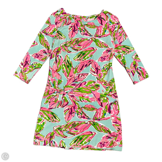 Dress Designer By Lilly Pulitzer In Blue & Green, Size: M