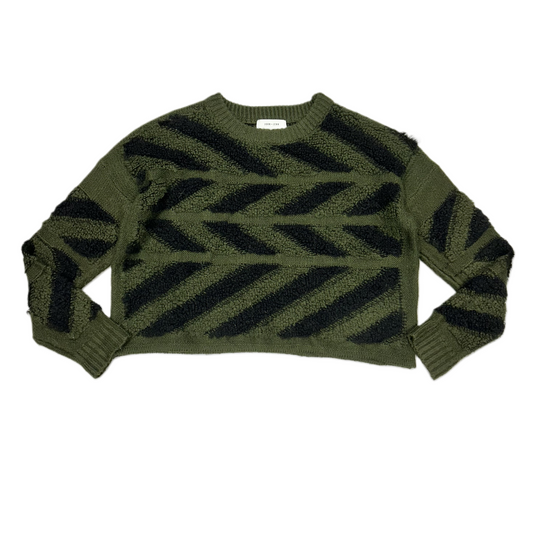 Sweater By John + Jenn In Black & Green, Size: L