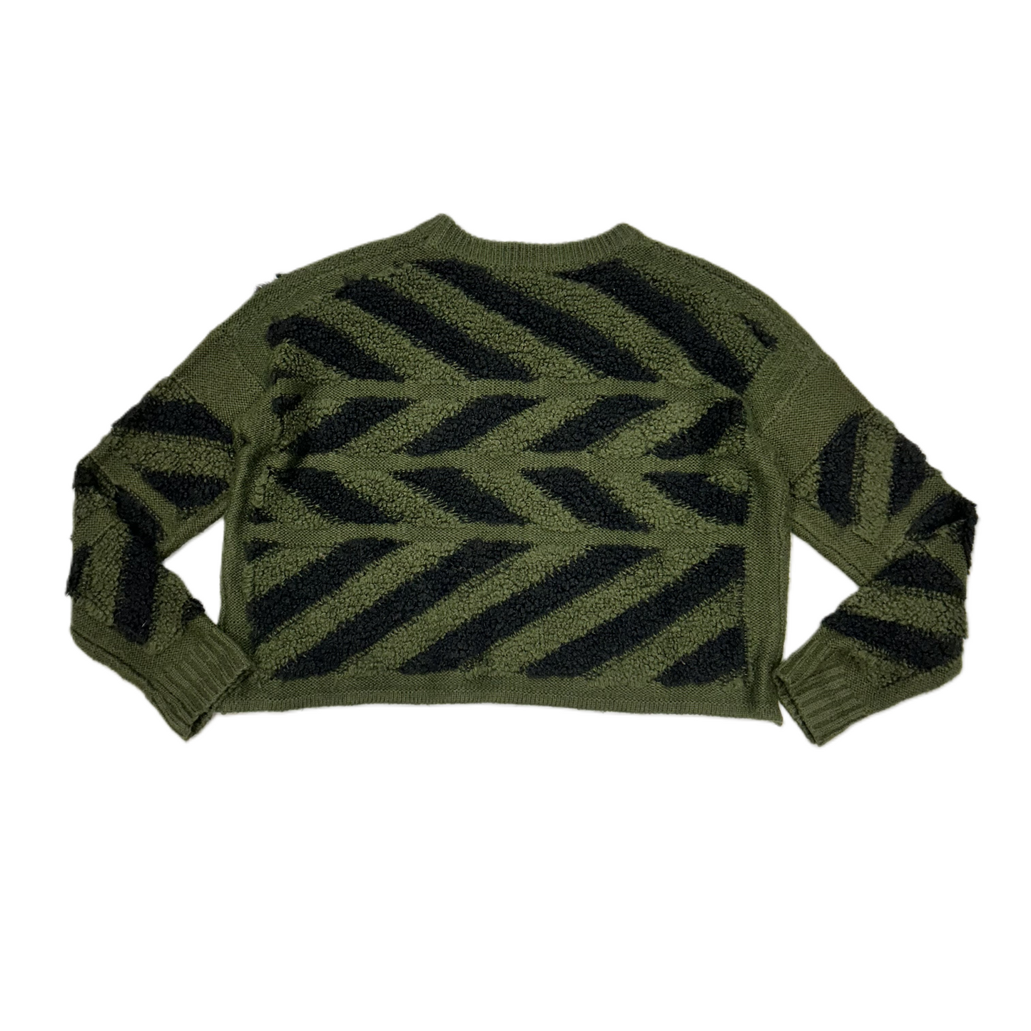 Sweater By John + Jenn In Black & Green, Size: L