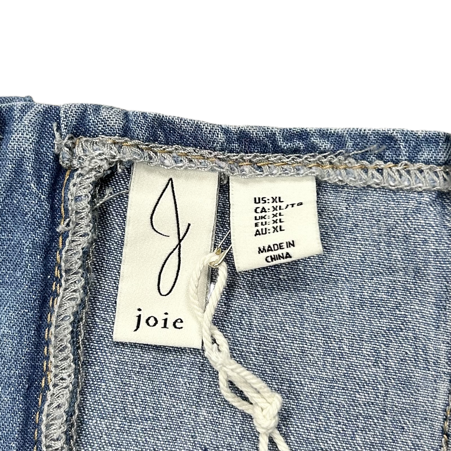 Dress Casual Short By Joie In Blue Denim, Size: Xl