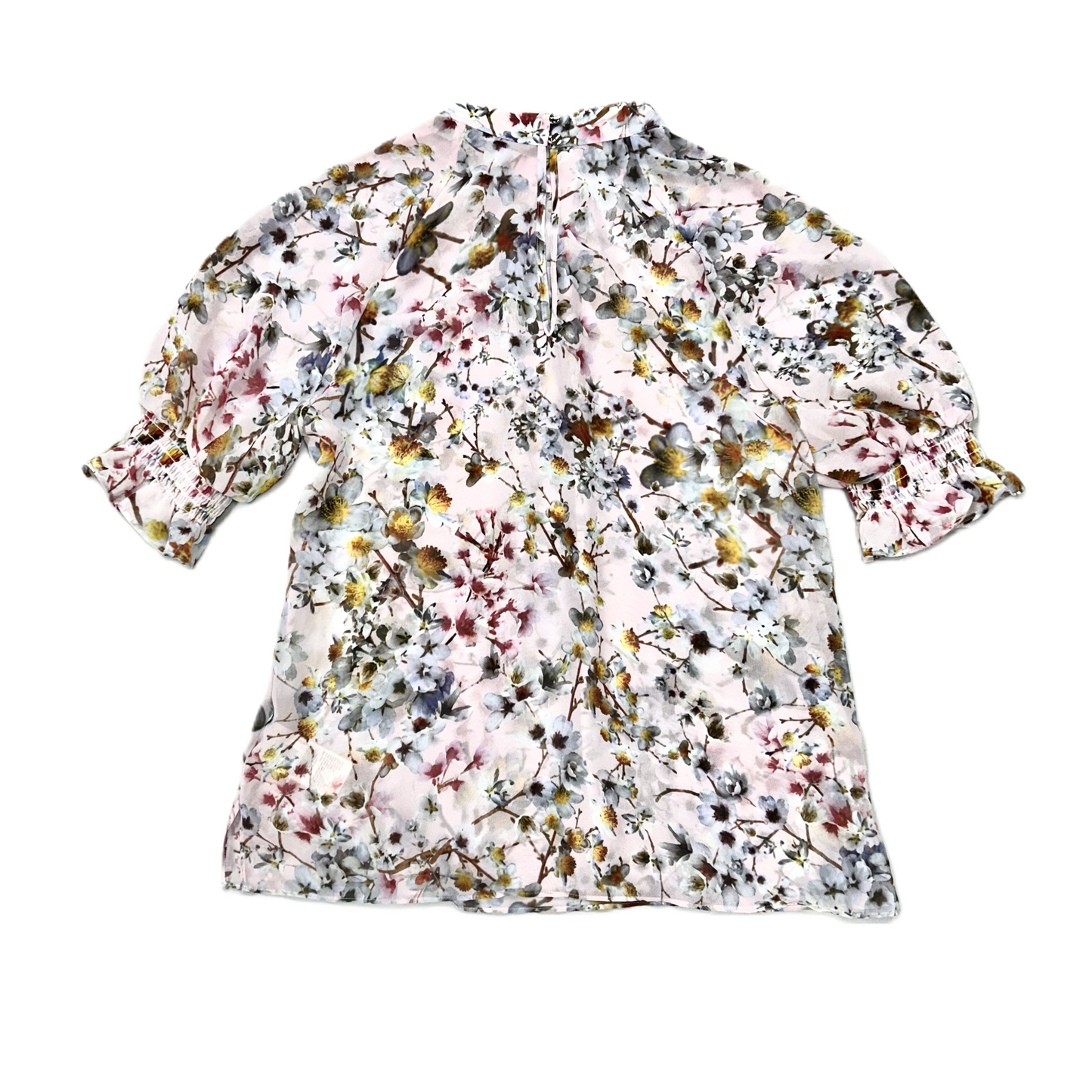 Top Short Sleeve By Ted Baker In Floral Print, Size: S