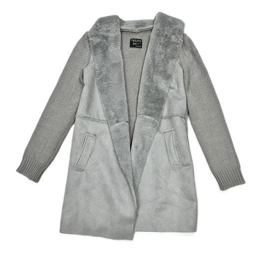 Sweater Cardigan By Twelfth Love In Grey, Size: M